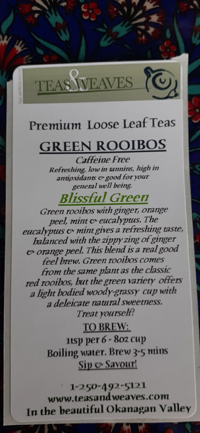 Teas and Weaves Green Tea